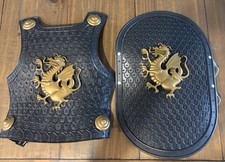 Dress-Up Knight Armor Set for Kids, Medieval Shield  Chest Plate Costume Child