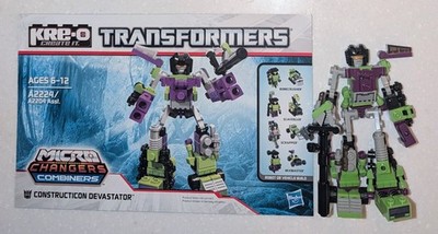 Transformers Kre-0 Devastator Microchanger Combiner Kreon Lot