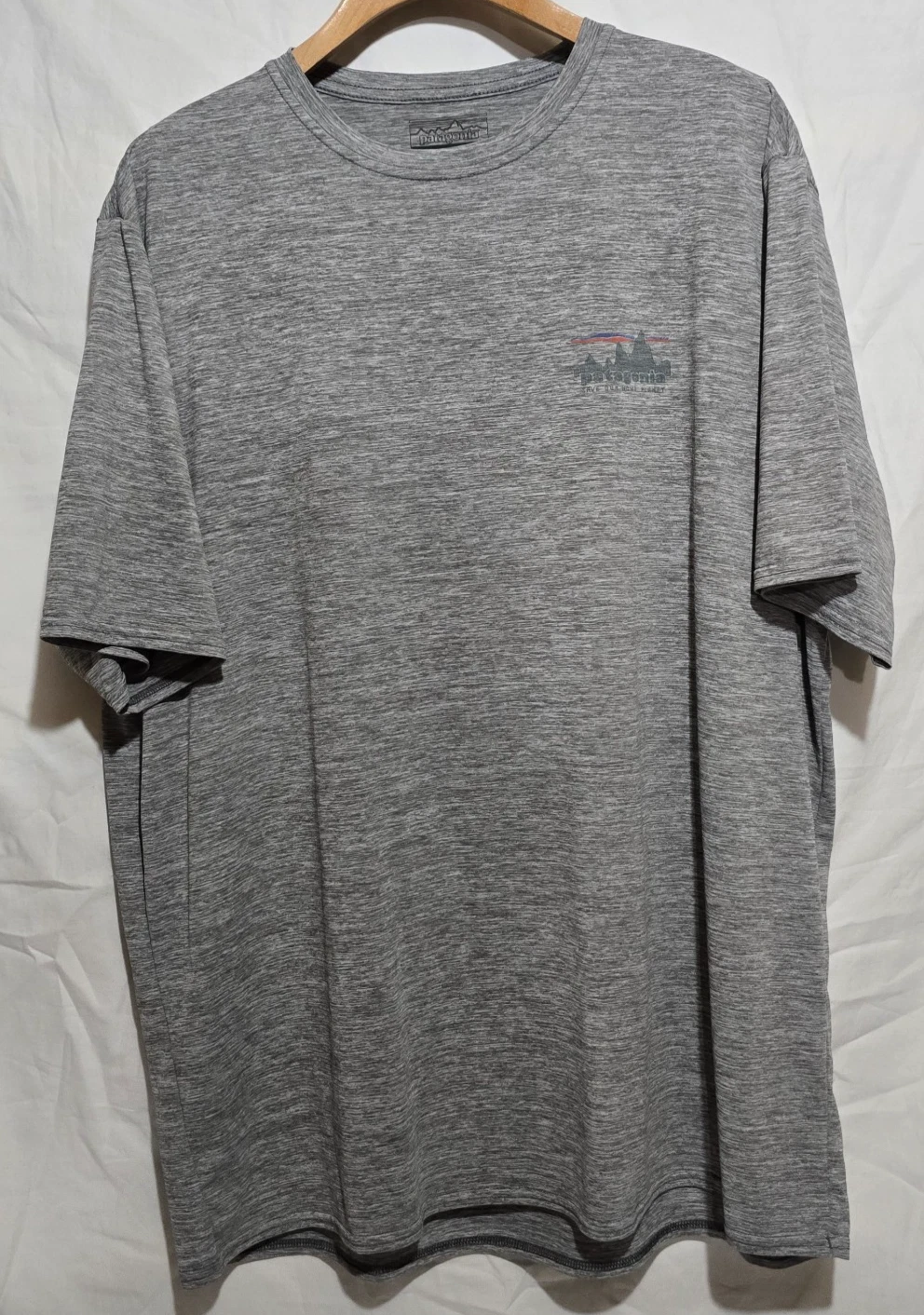 Patagonia Capilene SS Crewneck - Save our Home Planet - Gray - Sz XL*