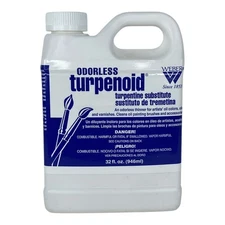 Odorless Turpenoid 32 Fl Oz Paint Thinner and Cleaner for Artists Oil Paints