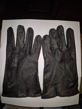 Czarne skórzane rękawiczki Burberrys - jeden rozmiar - unisex