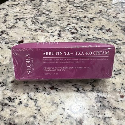 Seora Skincare Arbutin TXA Hydrating Face Cream Moisturizer Daily Use 1.76oz