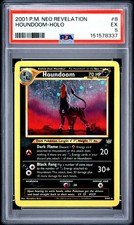 2001 Pokemon Neo Revelation 8 Houndoom Holo PSA 5 151578337 on eBay