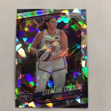 2025 Panini Prizm #112 Stefanie Dolson Ice Prizm Washington Mystics