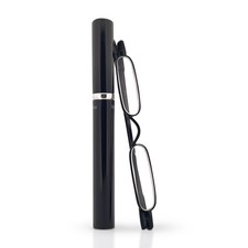 Original Mini Reader Reading Glasses With Tube Case For Women and Men Lightwe...