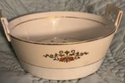 Noritake Ceramic Butter Dish Strainer Insert Ring Hand Painted Japan Vintage — photo 3