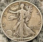1936-P Walking Liberty Half Dollar 90% Silver