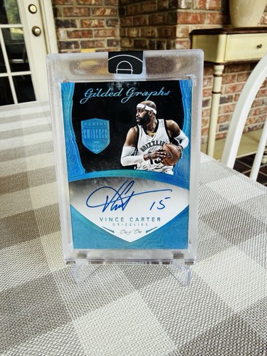 2014-15 Panini Eminence Vince Carter On Card Auto PLATINUM TRUE 1/1 Sealed