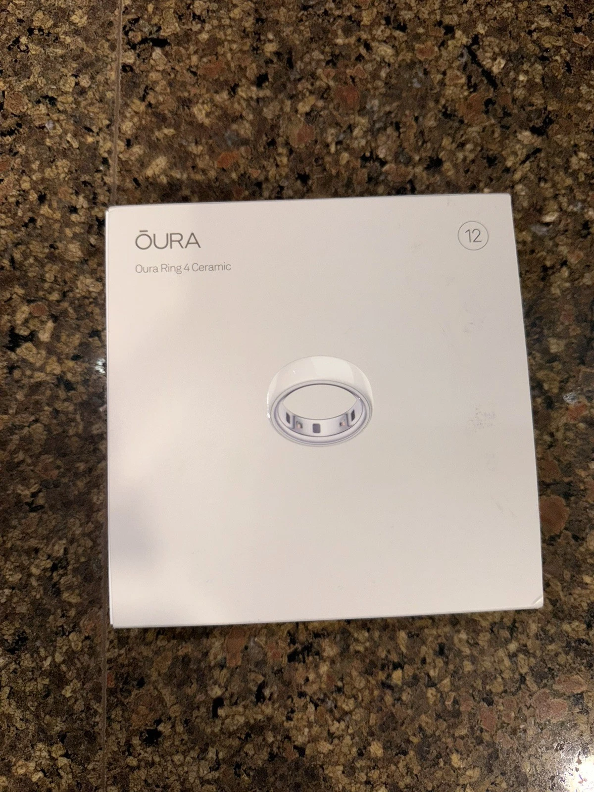 Oura Ring 4 Ceramic (Oura Ring Gen 4) Fitness Ring - Cloud - Size 12