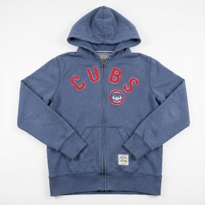 Chicago Cubs 47 Brand Zip Jacke Damen Embroidered MLB Baseball M Blau