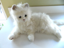 FurReal Friends Lulu My Cuddlin Kitty Cat White Hasbro Interactive Tested Works