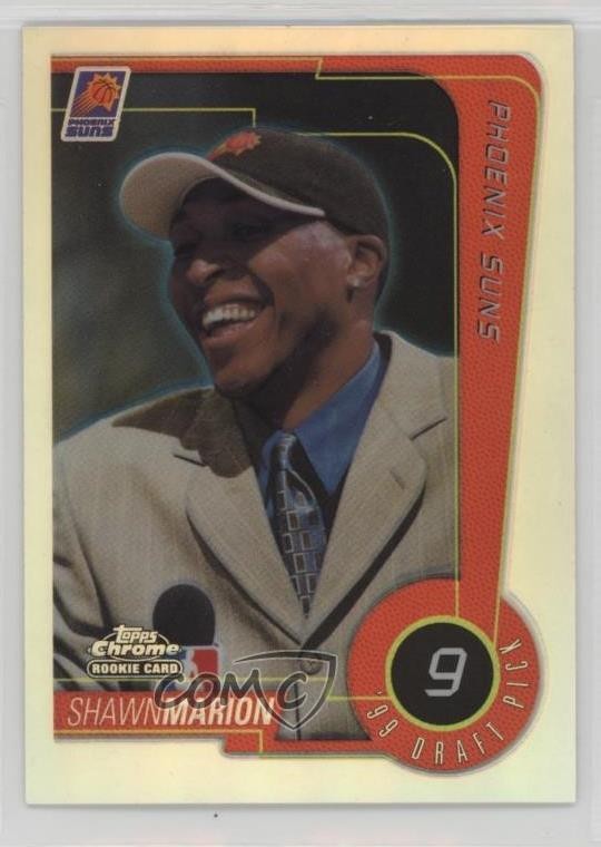 1999-00 Topps Chrome '99 Draft Pick Refractor Shawn Marion #120 Rookie RC