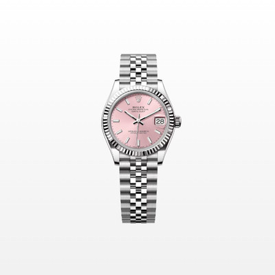 Unworn Rolex Datejust 31mm, Stainless Steel, Pink, Jubilee, 278274, dated 2026