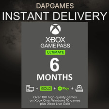 6 Months Xbox Game Pass Ultimate Membership top-tier