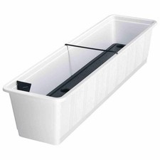 Geli Bewässerungskasten Aqua Gr. 80 cm weiß mit Wasserstandsanzeige