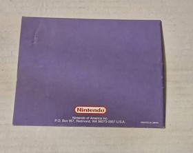 Tetris para Nintendo NES solo manual de instrucciones