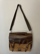 Leather Men Bag Travel Messenger Office Crossbody Laptop Men's Briefcase