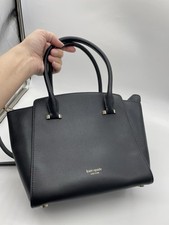 Kate Spade Sydney Medium Satchel Black Leather Purse Satchel Crossbody