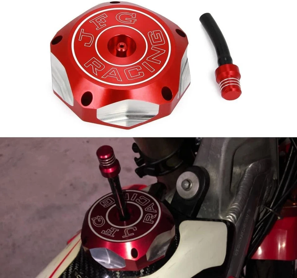 Tampa do tanque de combustível gasolina tarugo para CRF250R CRF250X CRF450R XR250 XR650R TRX450R - Imagem 2 de 4