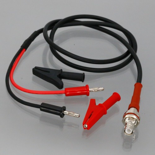 High Voltage SHV 5KV Male Pin to 4mm Banana & Alligator Clip RG58 Cable 1~16FT - Afbeelding 1 van 7