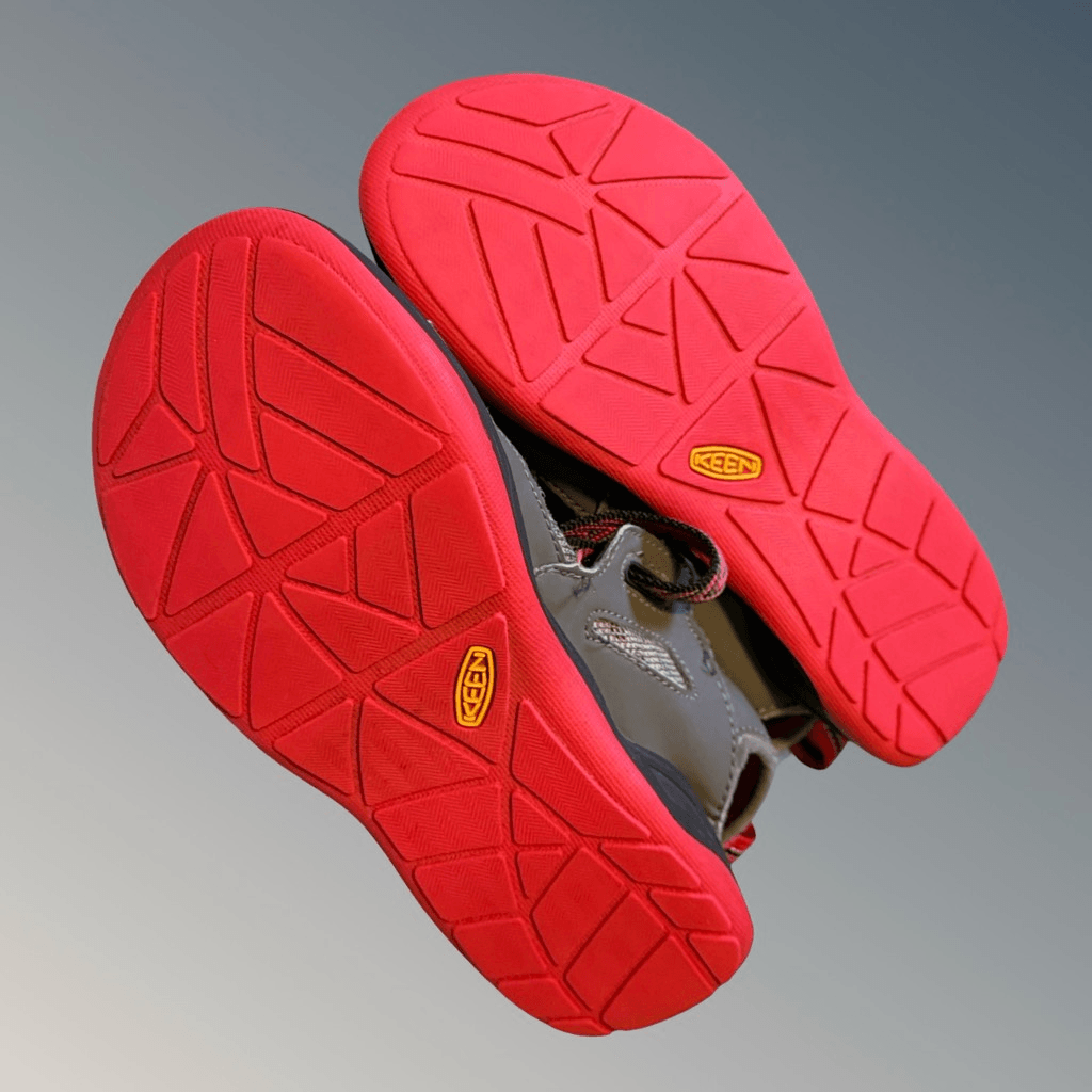 Sandali Keen Big Kids Rock Iguana Nastro Rosso Gargoyle Taglia 3