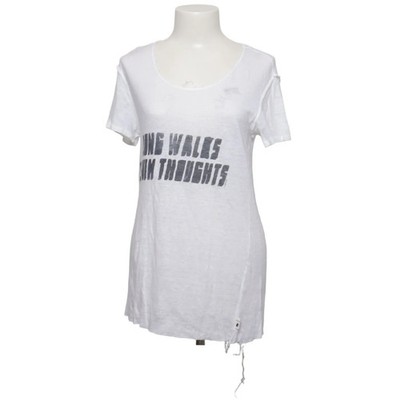 Vanilia, T-shirt, Größe: 34, Weiß/Schwarz, Print, Damen #woN