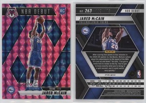 2024-25 Panini Mosaic NBA Debut Pink Prizm /175 Jared McCain #263 Rookie RC