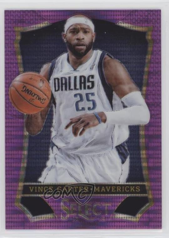 2013-14 Panini Select Purple Prizm 36/99 Vince Carter #44 HOF 7y2