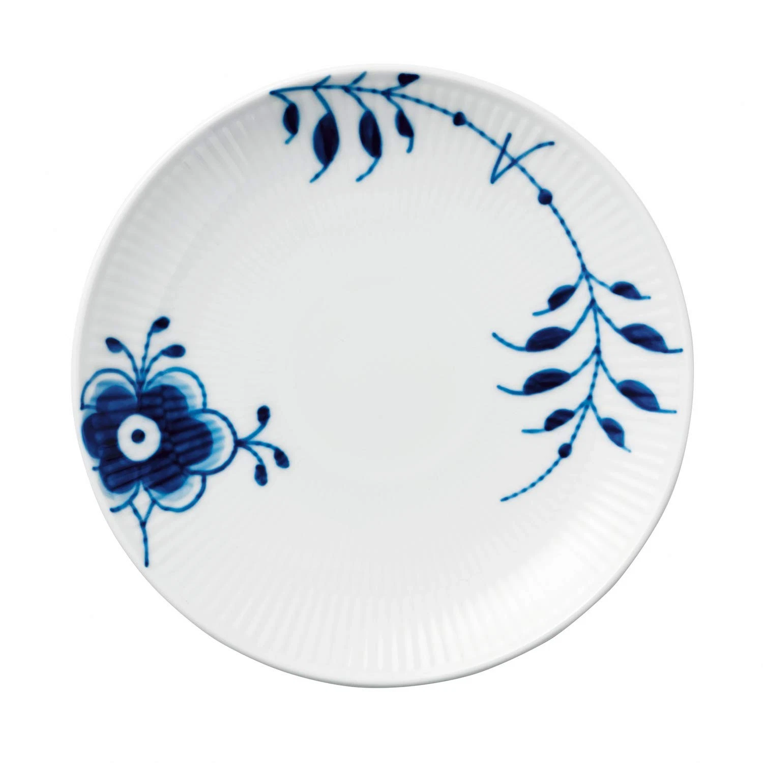 RC Blue Fluted MEGA Bread Coupe Plate