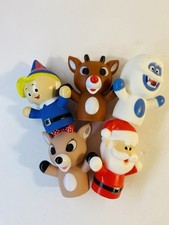 Rashti Rudolph the Red nosed reindeer finger Rubber puppets set of 5