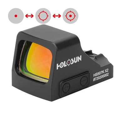 Holosun HS507K-X2 Offenes Reflex Rotpunktvisier + wechselbarem 2M... - 70149074