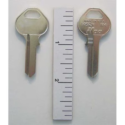 Kaba Ilco 1092V-M4 Key Blank, Pk10