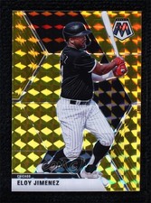 2020 Panini Chronicles Mosaic Gold Prizm 5/10 Eloy Jimenez #75 0jz3