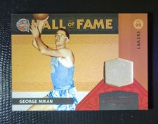 2009-10 GEORGE MIKAN TIMELESS TREASURES JERSY CARD #05/50  HOF