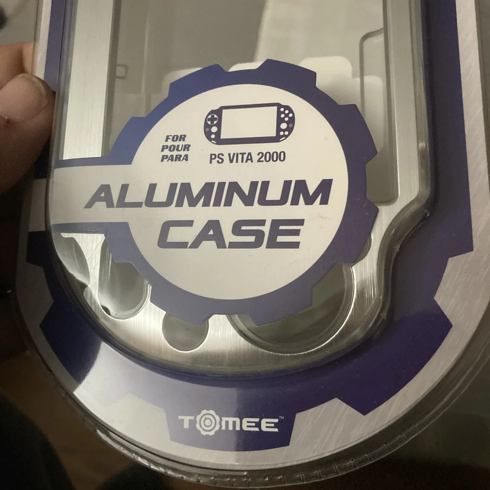 Tomee Aluminio Metal Funda Protectora para PS Vita 2000 Carcasa Rígida Cubierta-Plateada Foto 2 de 4