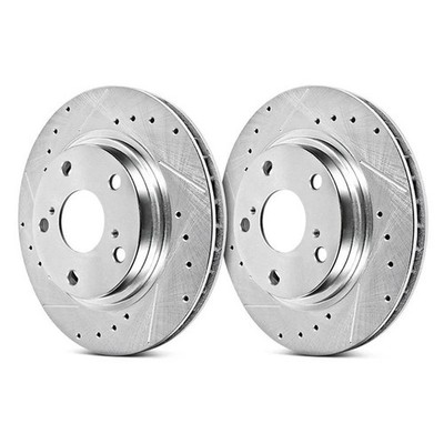 PowerStop EBR680XPR Brake Rotors For Saab 9-3 2003-2011 Rear