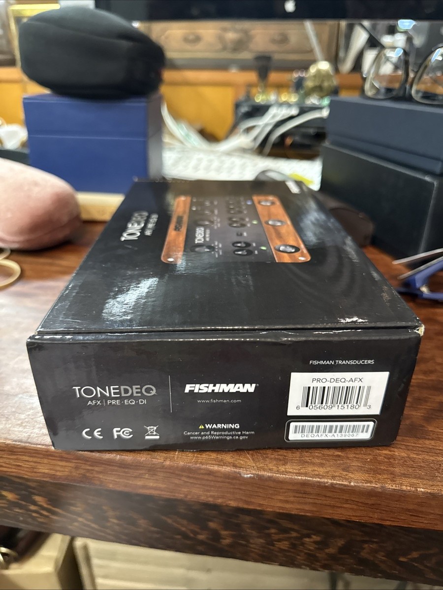 1210* FISHMAN TONEDEQ DI アコースティックギター用 ToneDEQ Acoustic Multi-effects | Preamp | Equalizer | DI Pedal