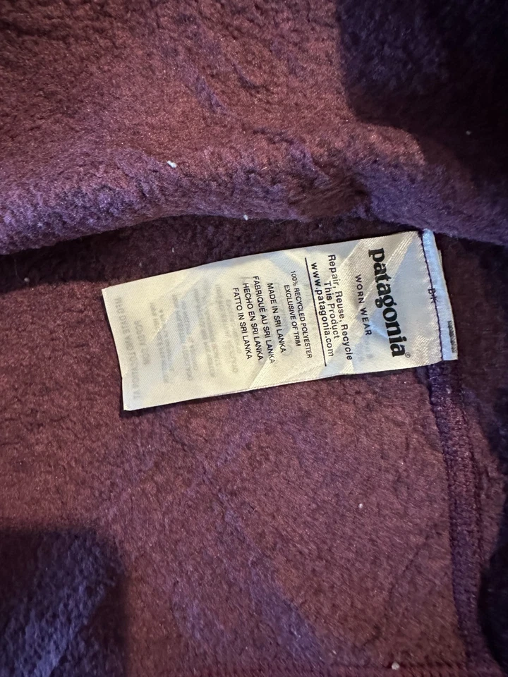 Womens Better Sweater 1/4 Zip Patagonia Bordeaux - Image 4 of 4