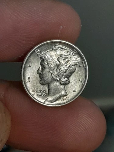 1941 Mercury Dime BU #1