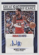2023-24 Panini NBA Hoops Great SIGnificance Monte Morris #GS-MOR Auto 16v1
