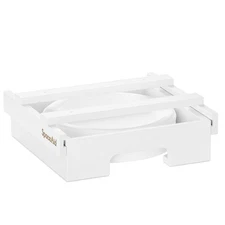 SpaceAid 9-inch Paper Plate Dispenser, Under Cabinet Plates Holder, Kitchen C...