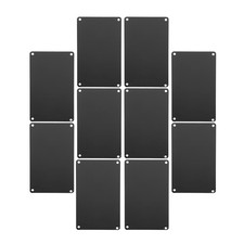 10 Pcs Aluminum Plate Blanks Name Accessories Metal Sign Engraving