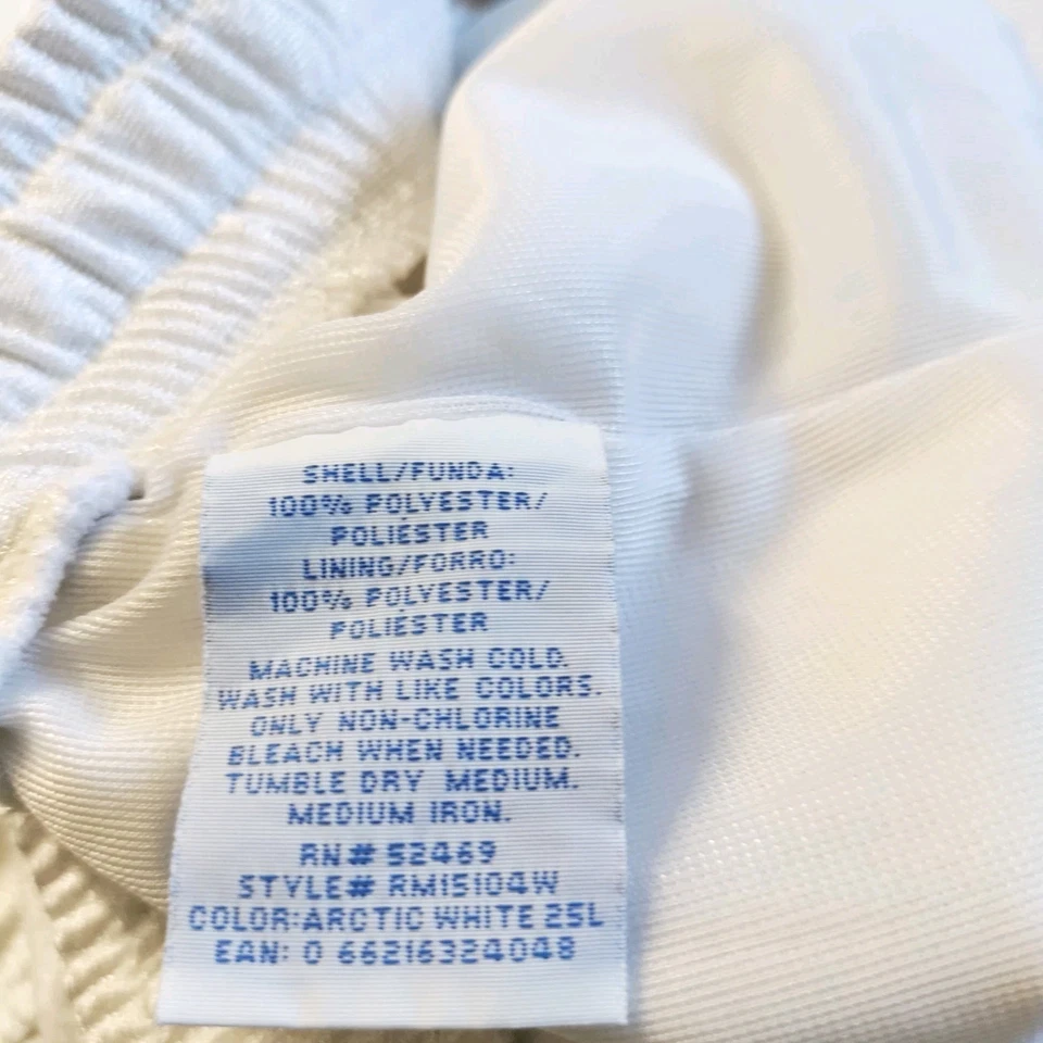 Pantalones Cortos Y2K Starter Baloncesto Deslumbramiento Para Hombre M 32/34 Blanco Cordón Malla Foto 4 de 4