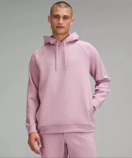Mens Lululemon Smooth Spacer Classic-Fit Pullover Hoodie Rose Blush L Lg Large