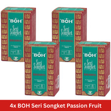 4x BOH Seri Songket Passion Fruit Tea Bags 20 Teabags x2g Malaysian Tea