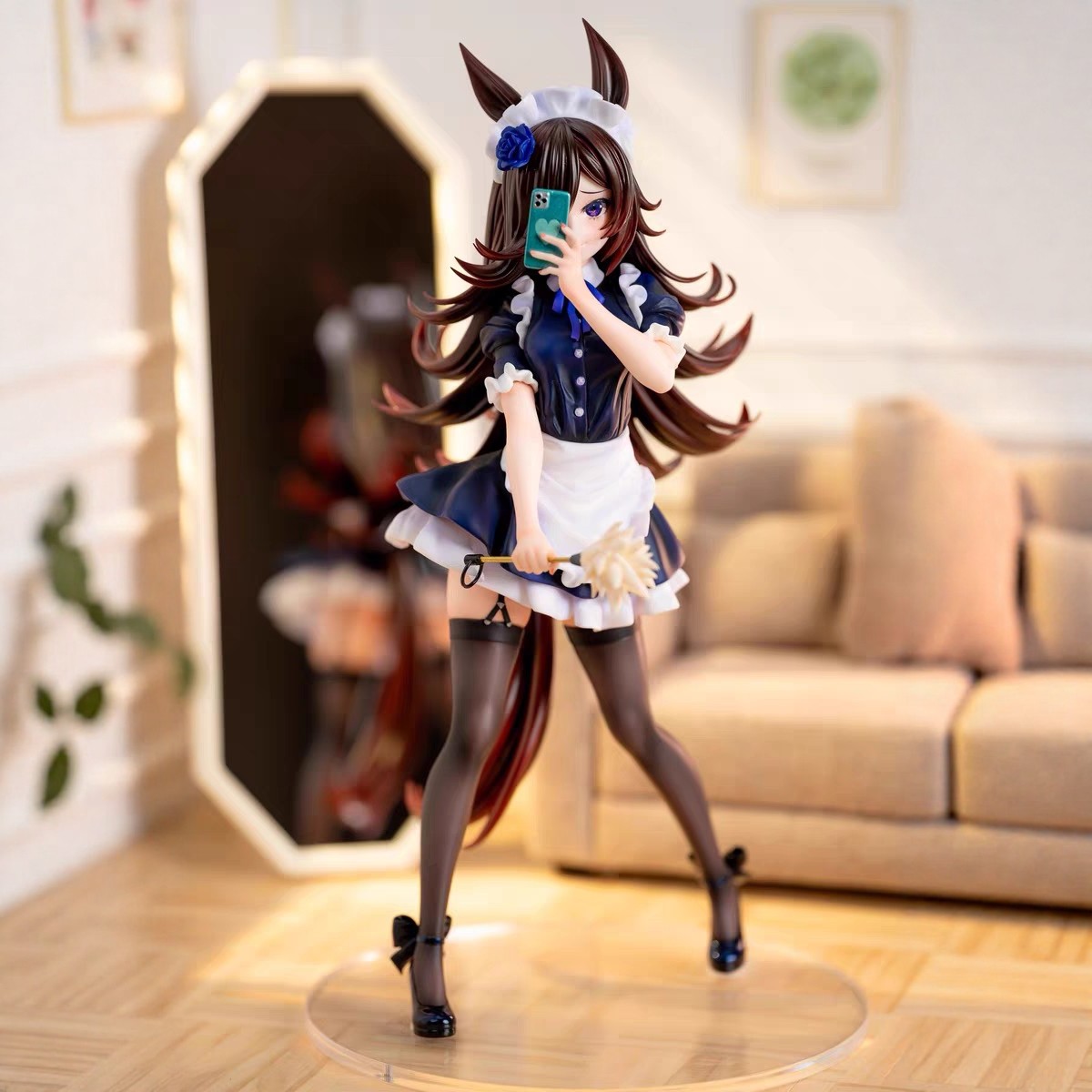 Anime Pretty Derby Rice Shower Maid Dress Ver GK Figure Statue