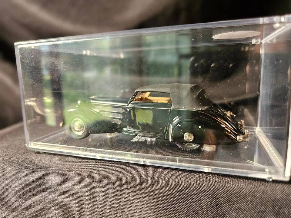 RARE EMC Models 1936 Mercedes-Benz 540K Black 1:43 Scale Inv. #3705 - Image 2 of 4