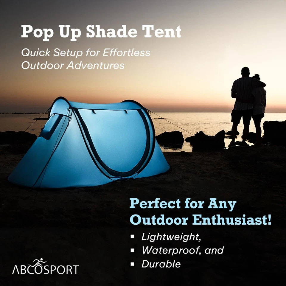 Cabaña Plegable con Cremallera - Tienda 2 Personas Foto 4 de 4