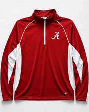 Alabama Crimson Tide Pullover Mens S Red Quarter Zip NCAA Football Performance