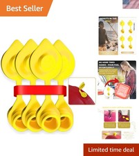 4-Pack Yellow Gas Can Vent Caps for Smooth Fuel Transfer - Durable  Reliable